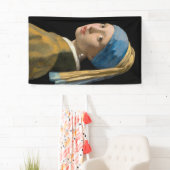 Johannes Vermeer - Mädchen mit Perlenohrring Banner (Insitu)