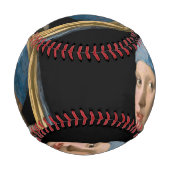 Johannes Vermeer - Mädchen mit Perlenohrring Baseball (Rückseite)