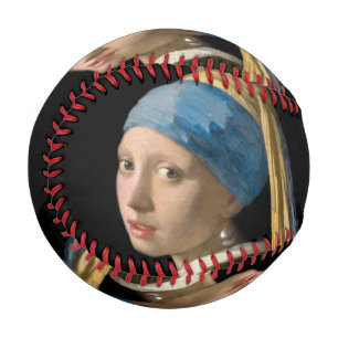 Johannes Vermeer - Mädchen mit Perlenohrring Baseball