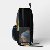 Johannes Vermeer - Mädchen mit Perlenohrring Bedruckter Rucksack (Rechts)