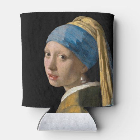 Johannes Vermeer - Mädchen mit Perlenohrring Dosenkühler (Rückseite)
