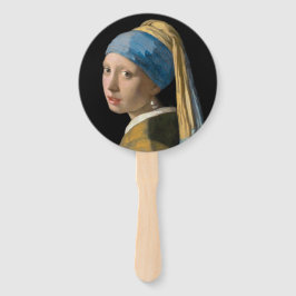 Johannes Vermeer - Mädchen mit Perlenohrring Fächer