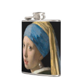 Johannes Vermeer - Mädchen mit Perlenohrring Flachmann (Links)