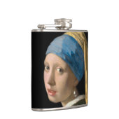 Johannes Vermeer - Mädchen mit Perlenohrring Flachmann (Rechts)