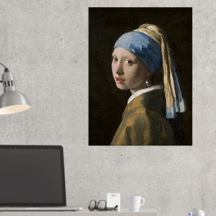Johannes Vermeer, Mädchen mit Perlenohrring Foliendrucke
