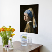 Johannes Vermeer, Mädchen mit Perlenohrring Foliendrucke (Ablage(Küche))