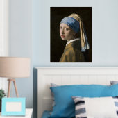 Johannes Vermeer, Mädchen mit Perlenohrring Foliendrucke (In Situ (Schlafzimmer))