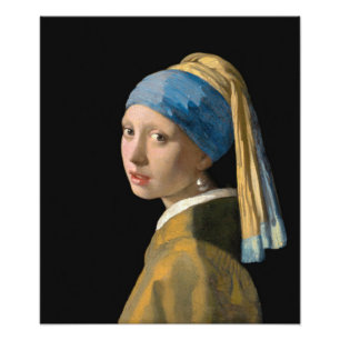 Johannes Vermeer - Mädchen mit Perlenohrring Fotodruck