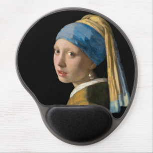 Johannes Vermeer - Mädchen mit Perlenohrring Gel Mousepad