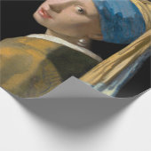 Johannes Vermeer - Mädchen mit Perlenohrring Geschenkpapier (Ecke)