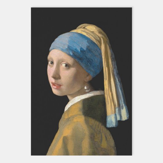Johannes Vermeer - Mädchen mit Perlenohrring Geschenkpapier Set