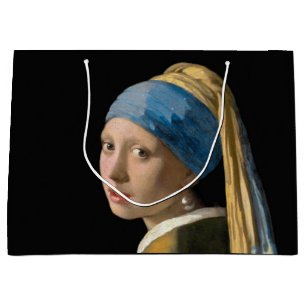 Johannes Vermeer - Mädchen mit Perlenohrring Große Geschenktüte