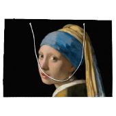 Johannes Vermeer - Mädchen mit Perlenohrring Große Geschenktüte (Rückseite)