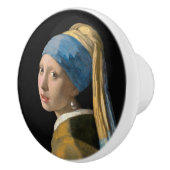 Johannes Vermeer - Mädchen mit Perlenohrring Keramikknauf (Rechts)