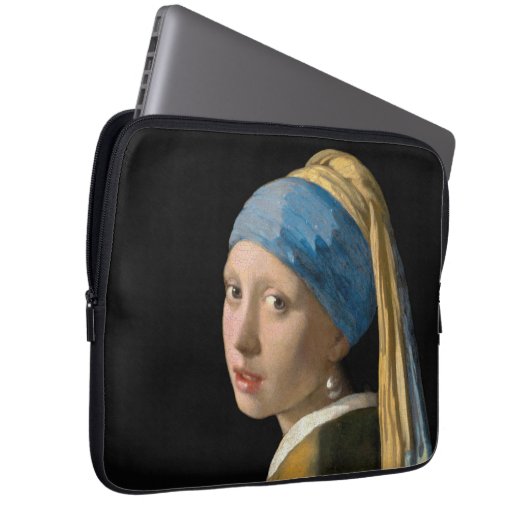 Johannes Vermeer - Mädchen mit Perlenohrring Laptopschutzhülle (Vorne Rechts)
