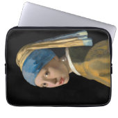 Johannes Vermeer - Mädchen mit Perlenohrring Laptopschutzhülle (Vorderseite)