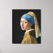 Johannes Vermeer - Mädchen mit Perlenohrring Leinwanddruck (Vorderseite)