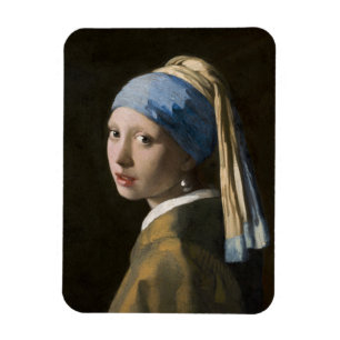 Johannes Vermeer, Mädchen mit Perlenohrring Magnet