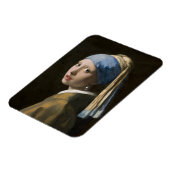 Johannes Vermeer, Mädchen mit Perlenohrring Magnet (Linke Seite)