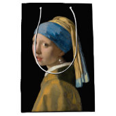 Johannes Vermeer - Mädchen mit Perlenohrring Mittlere Geschenktüte (Vorderseite)