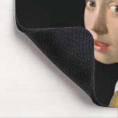 Johannes Vermeer - Mädchen mit Perlenohrring Mousepad (Ecke)