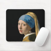 Johannes Vermeer - Mädchen mit Perlenohrring Mousepad (Mit Mouse)