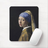 Johannes Vermeer - Mädchen mit Perlenohrring Mousepad (Mit Mouse)