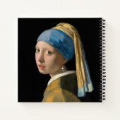 Johannes Vermeer - Mädchen mit Perlenohrring Notizblock (Rückseite)