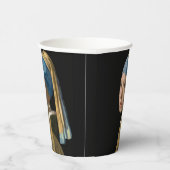 Johannes Vermeer - Mädchen mit Perlenohrring Pappbecher (Rechts)