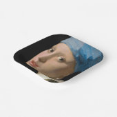 Johannes Vermeer - Mädchen mit Perlenohrring Pappteller (Gewinkelt)