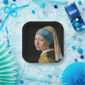 Johannes Vermeer - Mädchen mit Perlenohrring Pappteller (Party)