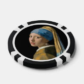 Johannes Vermeer - Mädchen mit Perlenohrring Pokerchips (Einzeln)
