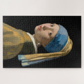Johannes Vermeer - Mädchen mit Perlenohrring Puzzle (Horizontal)
