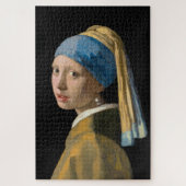 Johannes Vermeer - Mädchen mit Perlenohrring Puzzle (Vertikal)