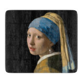 Johannes Vermeer - Mädchen mit Perlenohrring Schneidebrett (Vorderseite)