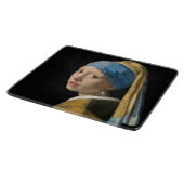 Johannes Vermeer - Mädchen mit Perlenohrring Schneidebrett (Ecke)