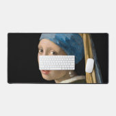 Johannes Vermeer - Mädchen mit Perlenohrring Schreibtischunterlage (Tastatur & Maus)