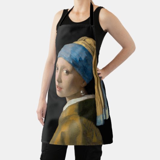 Johannes Vermeer - Mädchen mit Perlenohrring Schürze (InSitu)