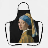 Johannes Vermeer - Mädchen mit Perlenohrring Schürze (Vorderseite)