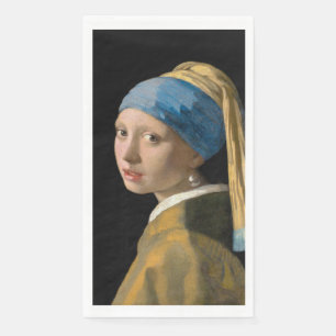 Johannes Vermeer - Mädchen mit Perlenohrring Serviette
