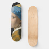 Johannes Vermeer - Mädchen mit Perlenohrring Skateboard (Vorderseite)