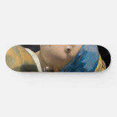 Johannes Vermeer - Mädchen mit Perlenohrring Skateboard (Horizontal)
