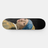 Johannes Vermeer - Mädchen mit Perlenohrring Skateboard (Horizontal)