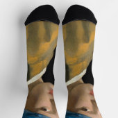 Johannes Vermeer - Mädchen mit Perlenohrring Socken (Oben)