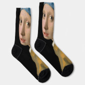 Johannes Vermeer - Mädchen mit Perlenohrring Socken (Rechts)