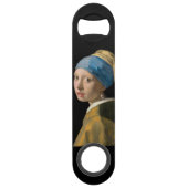 Johannes Vermeer - Mädchen mit Perlenohrring Speed Flaschenöffner (Rückseite)