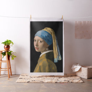 Johannes Vermeer - Mädchen mit Perlenohrring Stoff