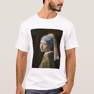 Johannes Vermeer, Mädchen mit Perlenohrring T-Shirt