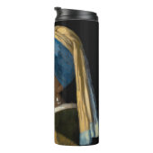 Johannes Vermeer - Mädchen mit Perlenohrring Thermosbecher (Nach rechts gedreht)