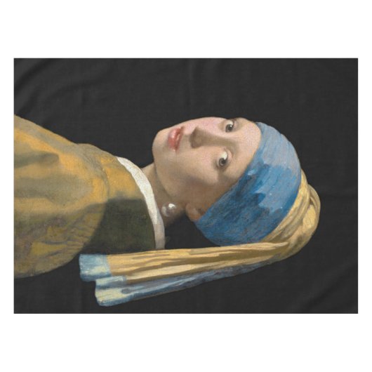 Johannes Vermeer - Mädchen mit Perlenohrring Tischdecke (Vorderseite (Horizontal))
